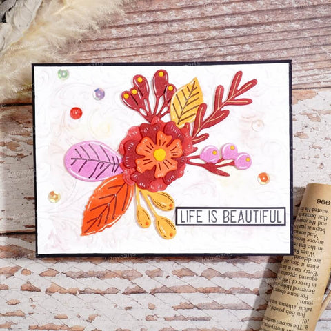Inlovearts Flower Leaf and Berry Cutting Dies