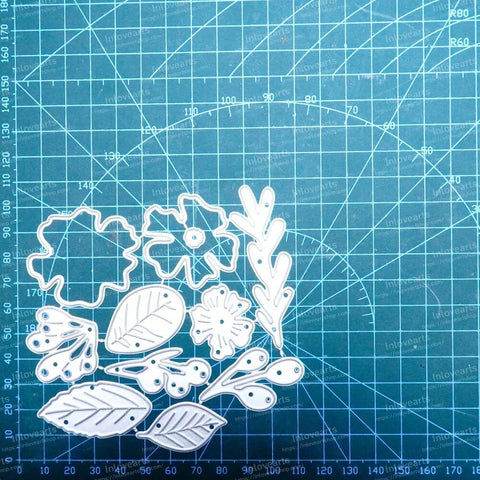 Inlovearts Flower Leaf and Berry Cutting Dies