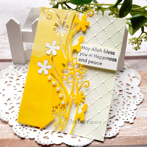 Inlovearts Flower Wave Border Cutting Dies