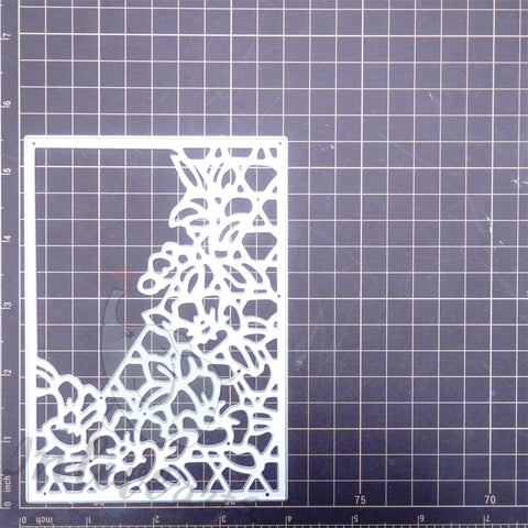 Inlovearts Flowers Corner Background Board Cutting Dies