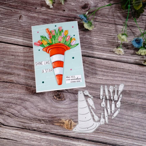 Inlovearts Flowers in Roadblock Cutting Dies