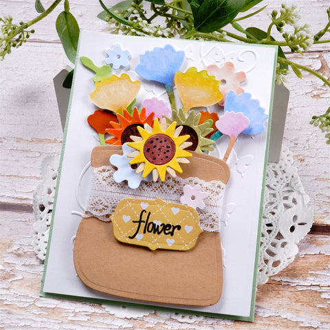 Inlovearts Flowers in the Bag Cutting Dies