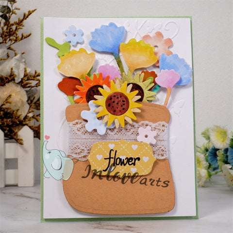 Inlovearts Flowers in the Bag Cutting Dies