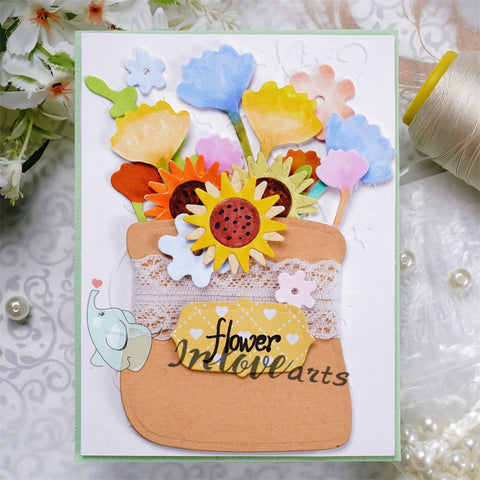 Inlovearts Flowers in the Bag Cutting Dies