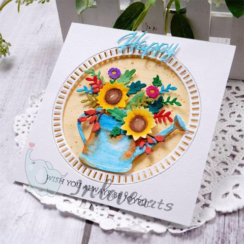 Inlovearts Flowers in the Pot Cutting Dies