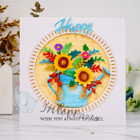 Inlovearts Flowers in the Pot Cutting Dies