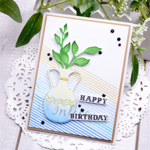 Inlovearts Flowers in the Vase Cutting Dies