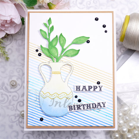 Inlovearts Flowers in the Vase Cutting Dies