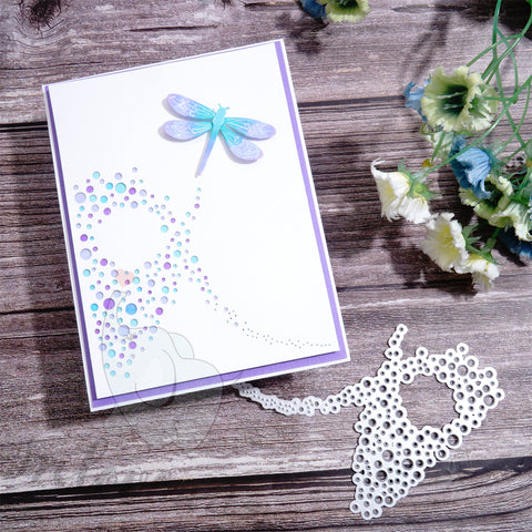Inlovearts Flying Dragonfly Border Cutting Dies