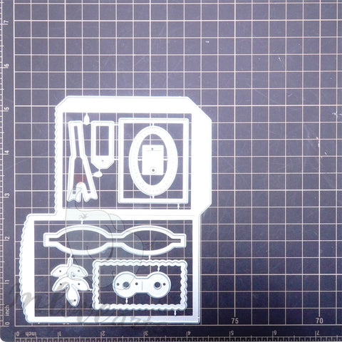 Inlovearts Foldable Package Cutting Dies