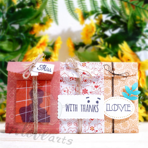 Inlovearts Foldable Package Cutting Dies