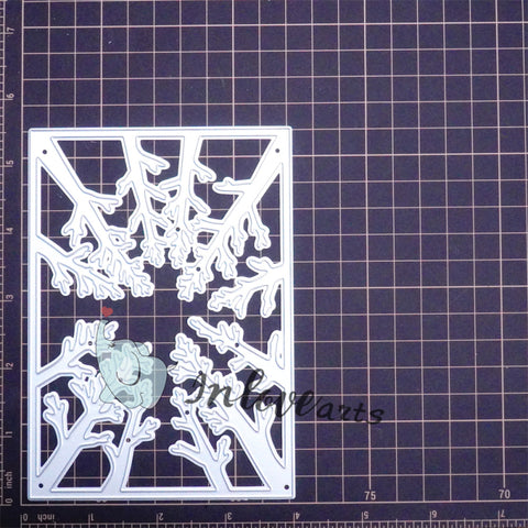 Inlovearts Forest Background Board Cutting Dies