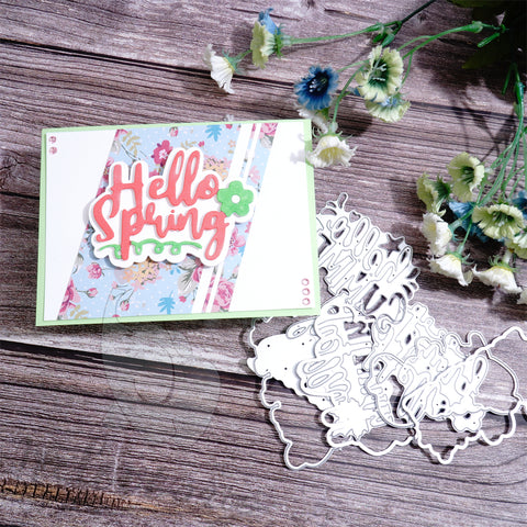 Inlovearts Four Seasons Words Set Cutting Dies