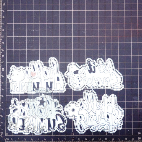 Inlovearts Four Seasons Words Set Cutting Dies