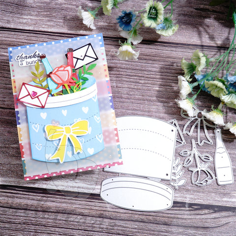 Inlovearts Full Gift Box Cutting Dies