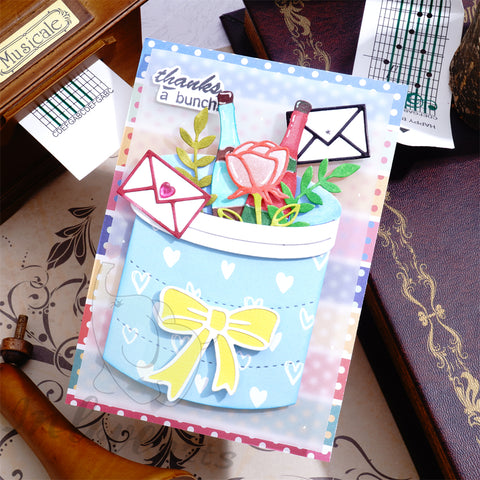 Inlovearts Full Gift Box Cutting Dies
