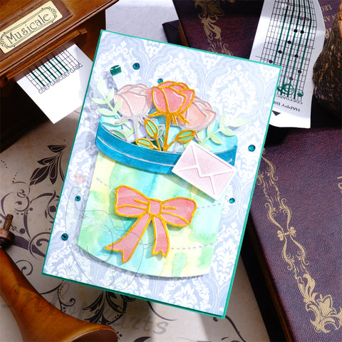 Inlovearts Full Gift Box Cutting Dies