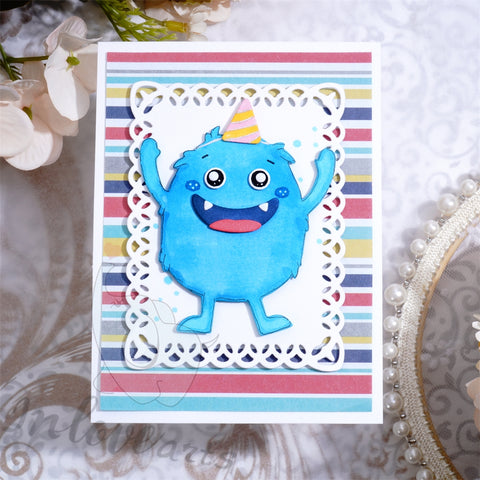 Inlovearts Funny Little Monster Cutting Dies