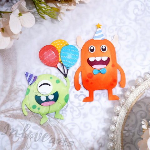 Inlovearts Funny Little Monster Cutting Dies
