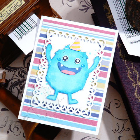 Inlovearts Funny Little Monster Cutting Dies