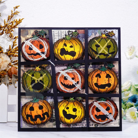 Inlovearts Funny Pumpkin Cutting Dies