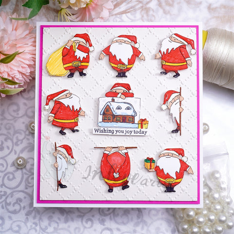 Inlovearts Funny Santa Claus Cutting Dies