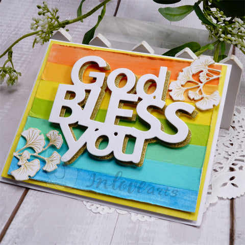 Inlovearts "GOD BLESS YOU Cutting Dies