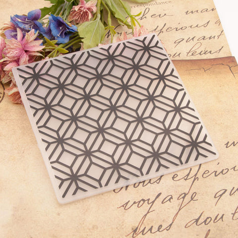 Inlovearts Geometric Pattern Emboss Folder