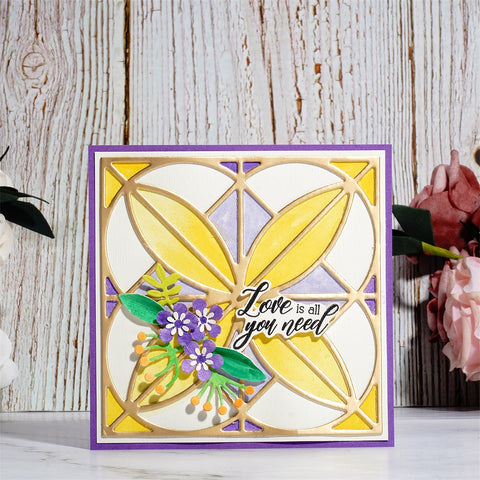 Inlovearts Geometric Patterns Frame Cutting Dies