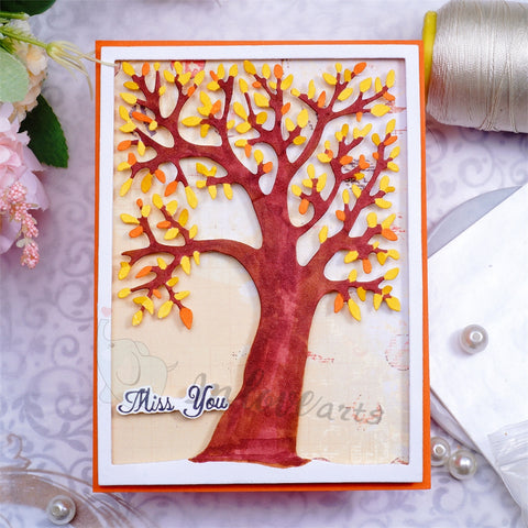 Inlovearts Giant Tree Background Board Cutting Dies