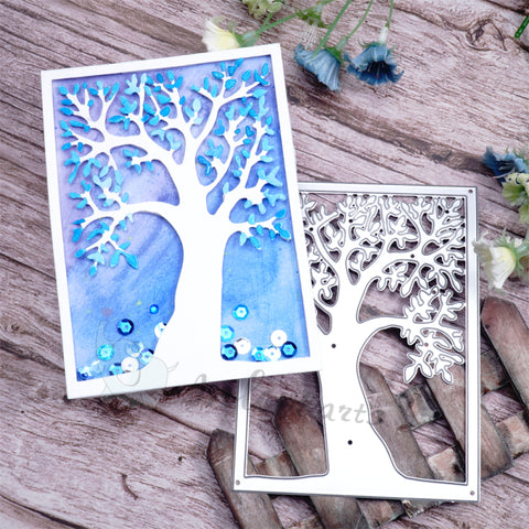Inlovearts Giant Tree Background Board Cutting Dies