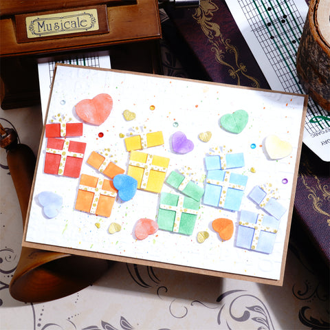 Inlovearts Gift Box and Little Heart Cutting Dies