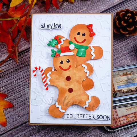 Inlovearts Gingerbread Man Cutting Dies
