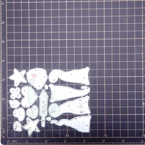 Inlovearts Gnome Celebrate Independence Day Cutting Dies