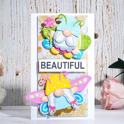 Inlovearts Gnome Fairy Cutting Dies