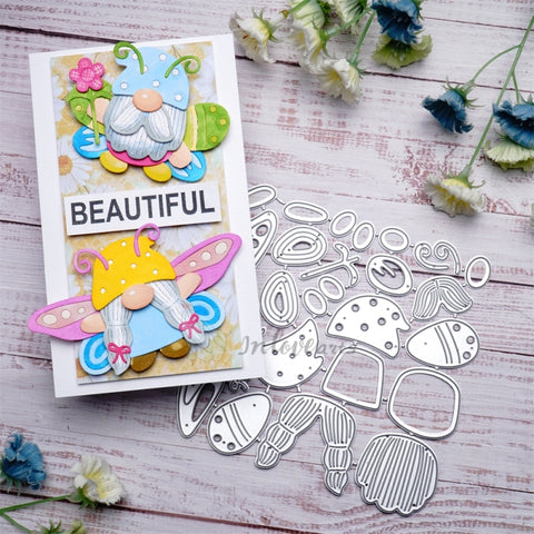 Inlovearts Gnome Fairy Cutting Dies
