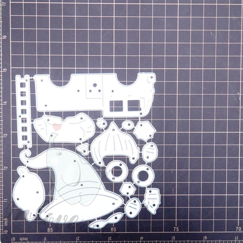 Inlovearts Gnome Fireman Cutting Dies