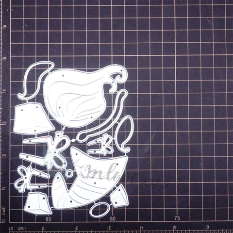 Inlovearts Gnome and Pile of Gifts Cutting Dies