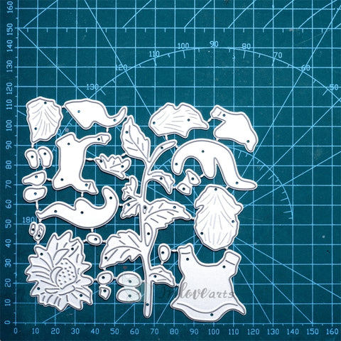 Inlovearts Gnome and Sunflower Cutting Dies