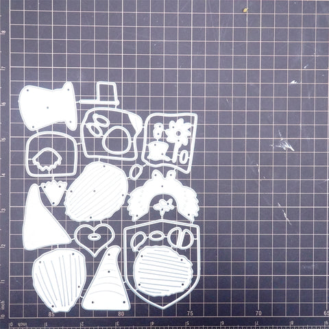 Inlovearts Gnomes Celebrate the Day Cutting Dies