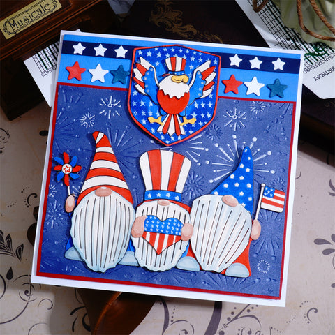 Inlovearts Gnomes Celebrate the Day Cutting Dies