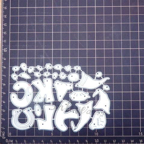 Inlovearts Gnome with "Lucky" Word Cutting Dies
