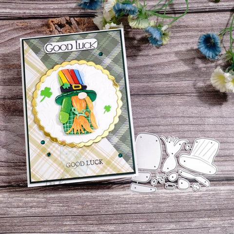 Inlovearts Gnone with Hat Cutting Dies