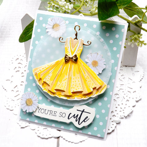 Inlovearts Gorgeous Skirt Cutting Dies