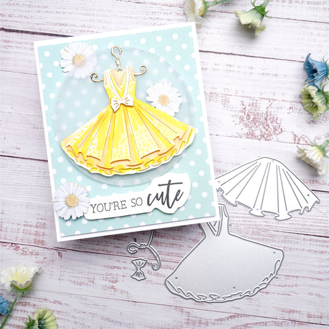 Inlovearts Gorgeous Skirt Cutting Dies