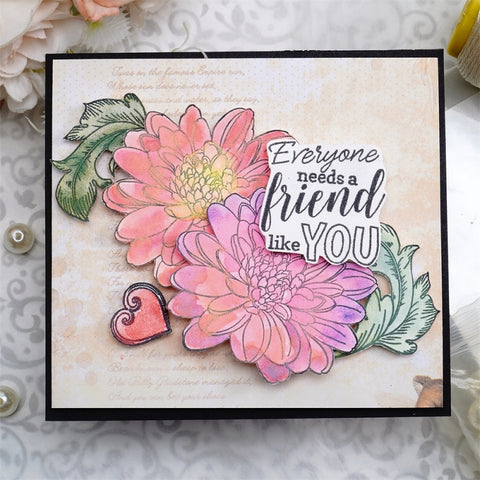 Inlovearts Grateful Words Clear Stamps