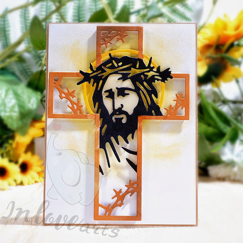 Inlovearts Great Jesus Cross Cutting Dies