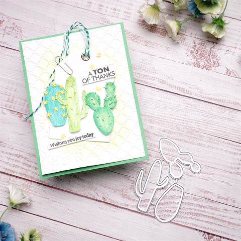 Inlovearts Green Cactus Cutting Dies