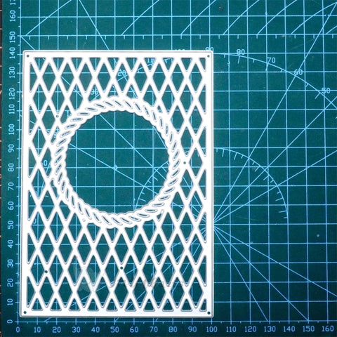 Inlovearts Grid Pattern Background Board Cutting Dies