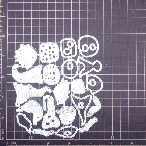 Inlovearts Group of Gnomes Cutting Dies